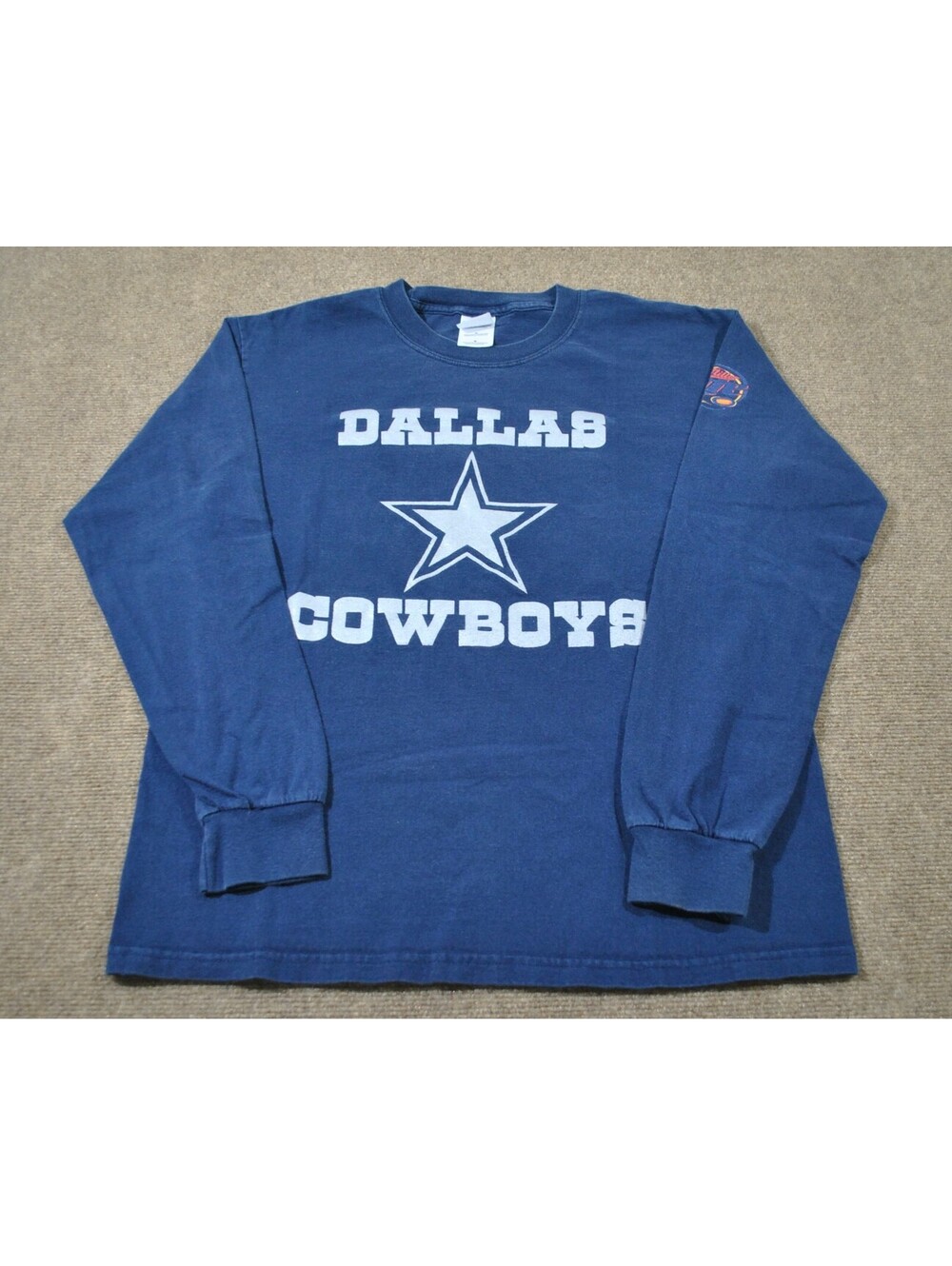 Dallas Cowboys Vintage 90s NFL Football Navy Miller Lite Beer Shirt Size Medium